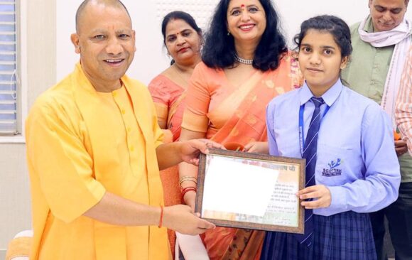 Shri Yogi Adityanath Ji blessed National Topper