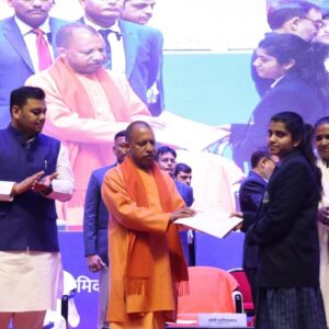 Diya Namdev is once again felicitated by Hon’ble CM YogiAdityanath ji