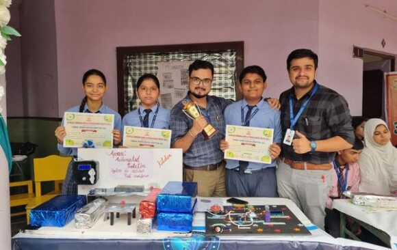 SIS students won first in Science Exhibition